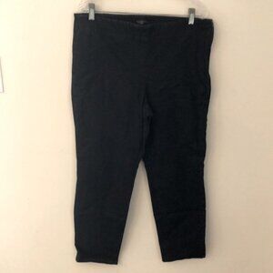 Talbots Dark Blue Slim Ankle jegging denim pants casual preppy size 14P petite